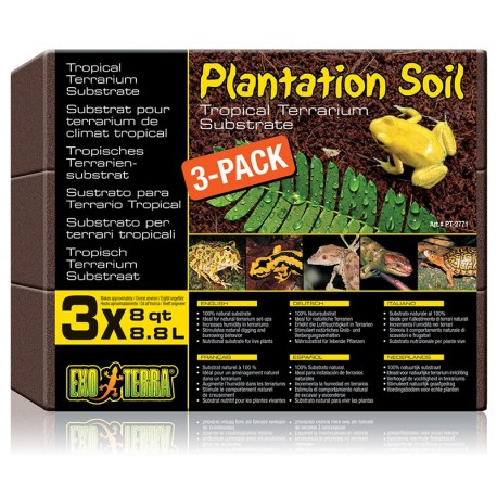 Plantation Soil - 3 Bricks 8 qt (Exo Terra)