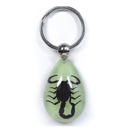 Keychain - Black Scorpion (Glow-in-the-dark)