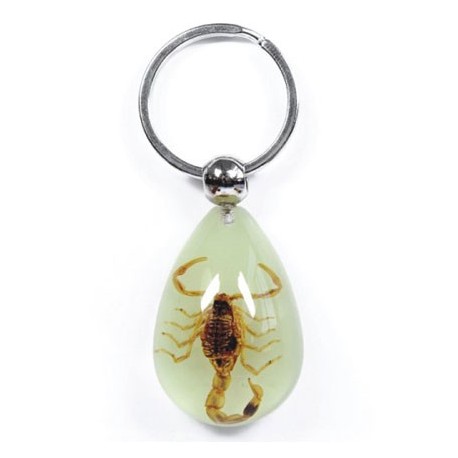 Keychain - Yellow Scorpion (Glow-in-the-dark)