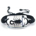 Bracelet - Black Scorpion (Clear - Rectangle)