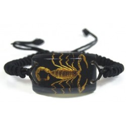 Bracelet - Yellow Scorpion (Black)