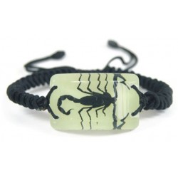 Bracelet - Black Scorpion (Glow-in-the-dark)