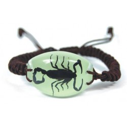 Bracelet - Black Scorpion (Glow-in-the-dark)