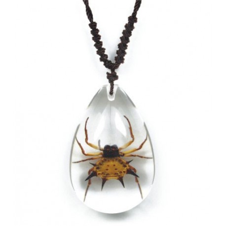 Necklace - Spiny Spider (Clear)