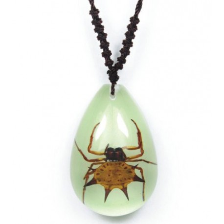 Necklace - Spiny Spider (Glow-in-the-dark)