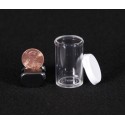 Clear Plastic Vial - 3.5 Dram