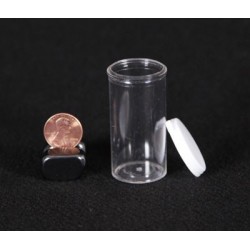 Clear Plastic Vial - 7 Dram