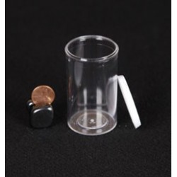 Clear Plastic Vial - 20 Dram