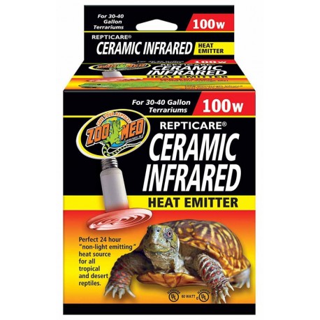 Ceramic Infrared Heat Emitter - 100w (Zoo Med)