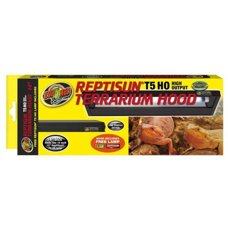 ReptiSun Terrarium Hood T5 - 14" (Zoo Med)