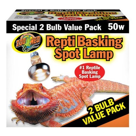 Repti Basking Spot Lamp VALUE PACK - 50w (Zoo Med)