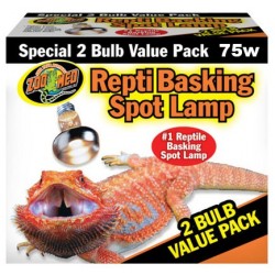 Repti Basking Spot Lamp VALUE PACK - 75w (Zoo Med)