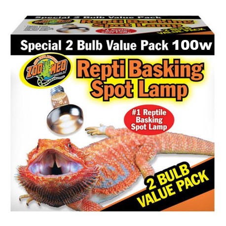 Repti Basking Spot Lamp VALUE PACK - 100w (Zoo Med)