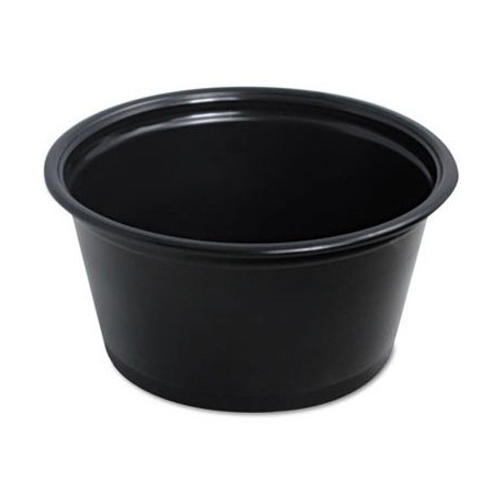 Portion Cups - Black - 2 oz