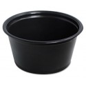 Portion Cups - Black - 2 oz