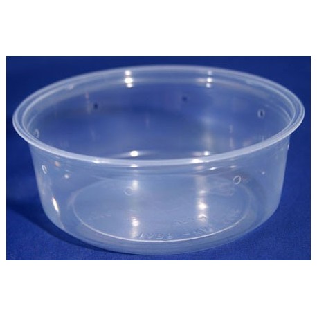 8 oz Semi-Clear Deli Cups - Punched - 50ct (Pro-Kal)