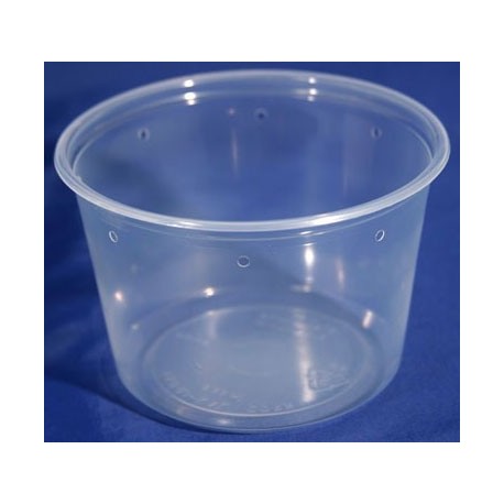 16 oz Semi-Clear Deli Cups - Punched - 50ct (Pro-Kal)