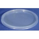 4.5" Semi Clear Deli Cup Lids - 50ct (Pro-Kal)