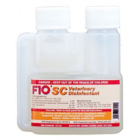 F10SC Veterinary Disinfectant - 3.4 oz (100ml)