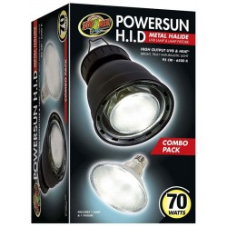 PowerSun H.I.D. Metal Halide UVB Bulb & Fixture Combo (Zoo Med)