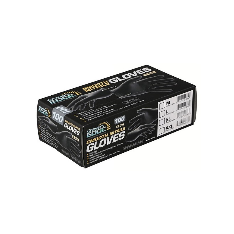 Wholesale Disposable Black Nitrile Gloves