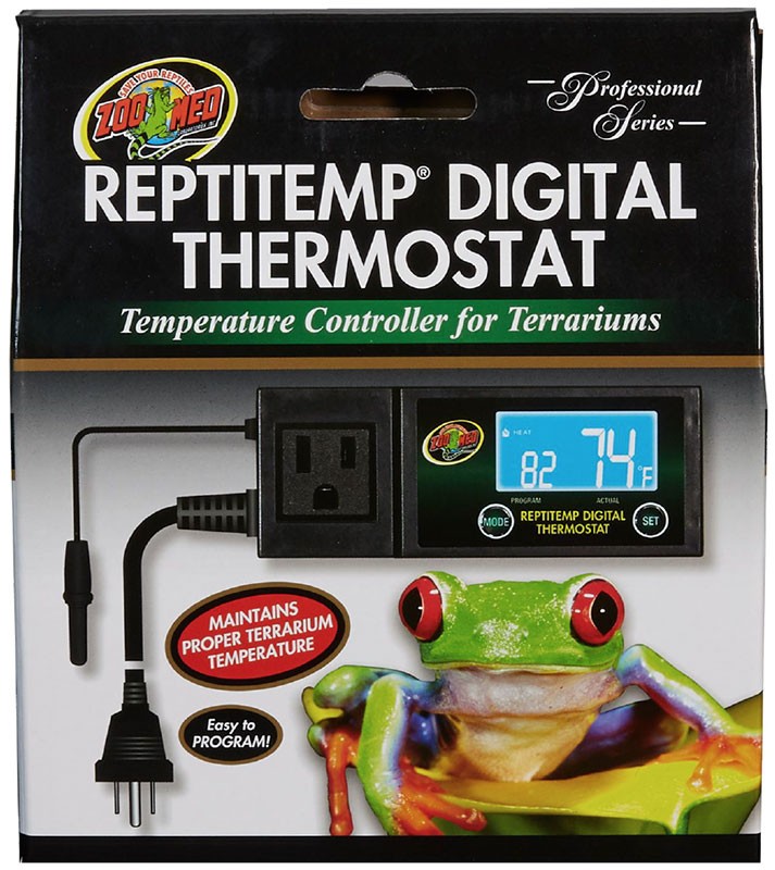 Vivarium temperature controller top