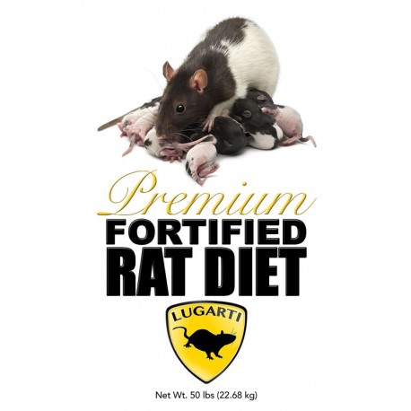 Premium Fortified Rat Diet - 50 lb (Lugarti)