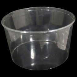 190 oz Clear Deli Cup - Punched (PinnPack)