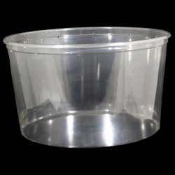 190 oz Clear Deli Cup - Punched (pinnPACK)