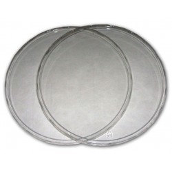 Clear Deli Cup Lids - 9.75" (PWP)