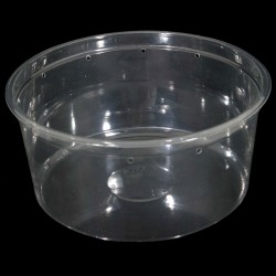 6.75" Clear Deli Cup - 48 oz -Punched (pinnPACK)