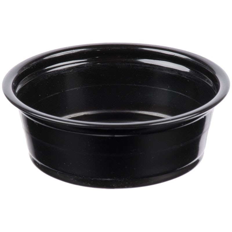 Wholesale Disposable Black Portion Cups