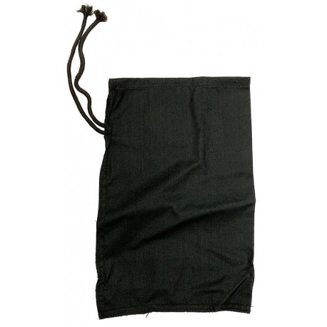 Cloth Reptile Bags - Sewn Corners - Black (8" x 12")