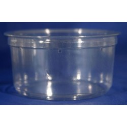 12 oz Crystal Clear Deli Cups - Punched - 50ct (pinnPACK)
