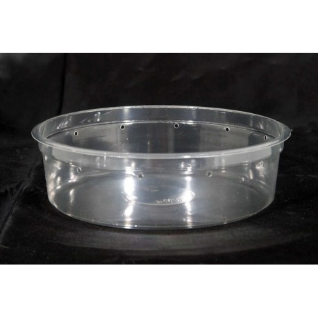 6.75" Clear Deli Cup - 32 oz -Punched (PWP)