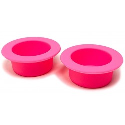 Silicone Gecko Food Dish - Pink - SM (2pk)