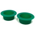 Silicone Gecko Food Dish - Green - SM (2pk)