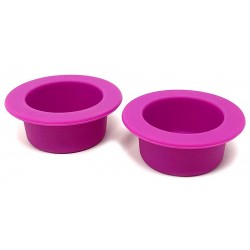 Silicone Gecko Food Dish - Purple - SM (2pk)