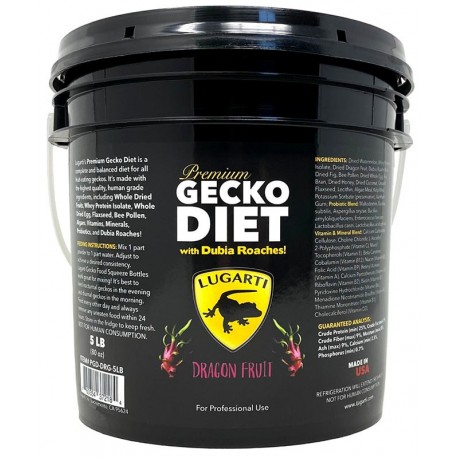 Premium Gecko Diet - Dragon Fruit - 5 lb (Lugarti)