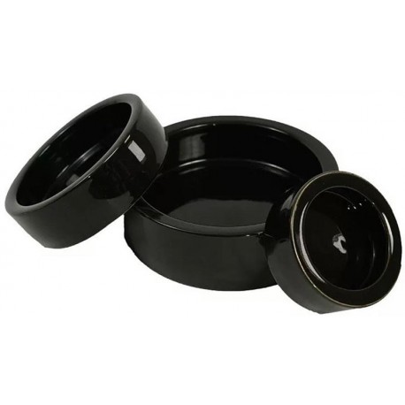 Insect Feeder Dish - Black - SM (Lugarti)