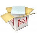 Insulated Shipping Box - 3/4" Foam (7" x 7" x 6") (RSC) 15pk