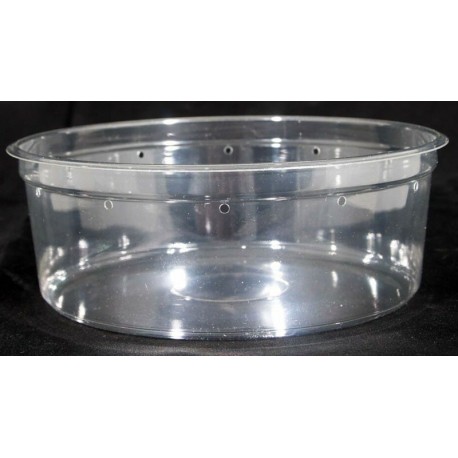 6.75" Clear Deli Cup - 38 oz - Punched - 100ct (PWP)