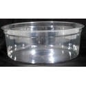 7" Clear Deli Cup - 38 oz - Punched - 25ct (pinnPACK)