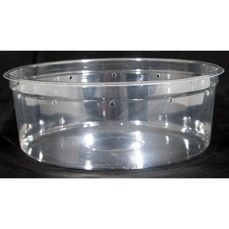 Pinnpack 12oz Clear 4.5 Dia. Deli Cups 500 Ct (Not Punched) - TSK Supply