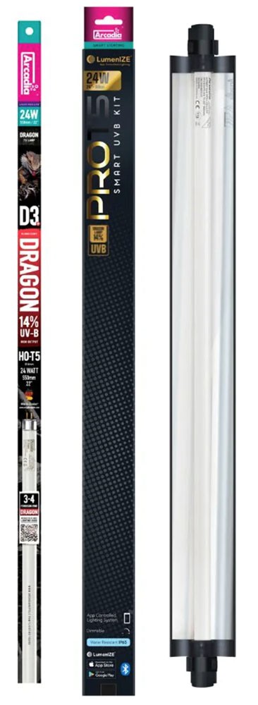 ペット照明 Arcadia Reptile Pro T5 UVB 24W 爬虫類 Arcadia Reptile