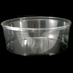 10" Clear Deli Cup - 128 oz - Punched (pinnPACK)