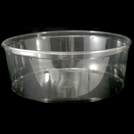 10" Clear Deli Cup - 128 oz - Punched (pinnPACK)