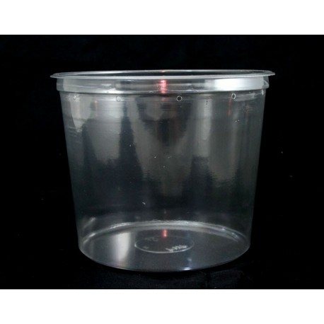 6.75" Clear Deli Cup - 80 oz - Punched (pinnPACK)