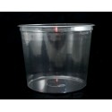 7" Clear Deli Cup - 80 oz - Punched - 10ct (pinnPACK)