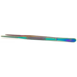 Reptile Feeding Forceps - Chameleon Chrome - 12" (Lugarti)